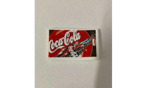 Coca Cola Adesivo a Base de �gua Garrafa e Logo